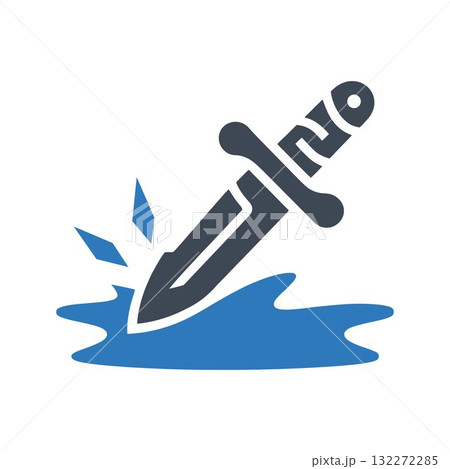 Slashing attack icon 132272285