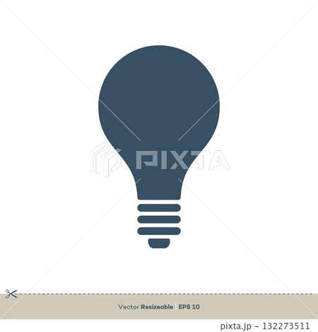 Light Bulb Icon Vector Logo Template Illustration Design. Vector EPS 10. Light Bulb Icon Vector Logo Template Illustration Design. Vector EPS 10. 132273511