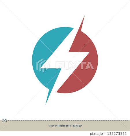 Lighting Icon Vector Logo Template Illustration Design. Vector EPS 10. 132273553