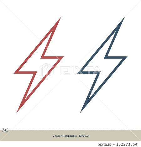 Lighting Icon Vector Logo Template Illustration Design. Vector EPS 10. 132273554
