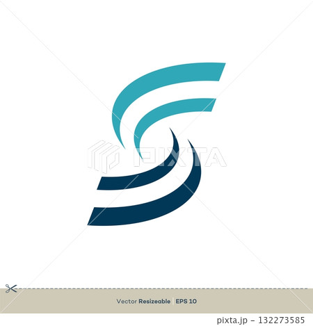 Swoosh S Letter Logo Template Illustration Design. Vector EPS 10. Swoosh S Letter Logo Template Illustration Design. Vector EPS 10. 132273585