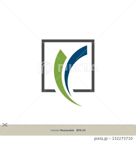 Swoosh Vector Logo Template design Illustration Design. Vector EPS 10. 132273710