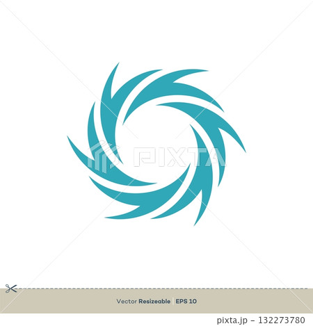 Ornamental Star Flower Circle Vector Logo Template Illustration Design. Vector EPS 10. Ornamental Star Flower Circle Vector Logo Template Illustration Design. Vector EPS 10. 132273780