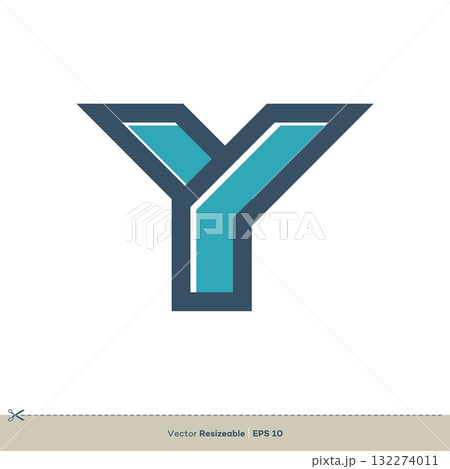 Letter Y Logo Template Illustration Design. Vector EPS 10. 132274011