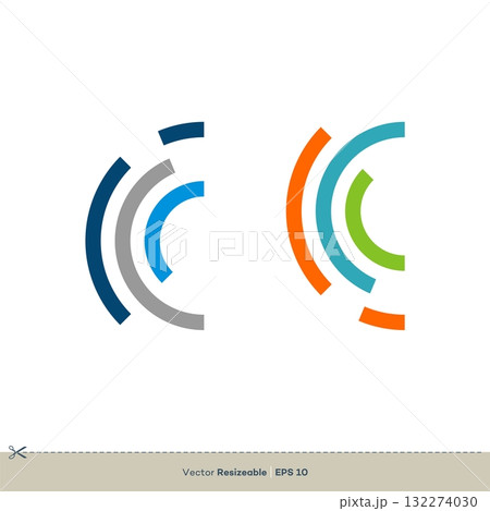 Abstract Wave Vector Logo Template Illustration Design. Vector EPS 10. 132274030