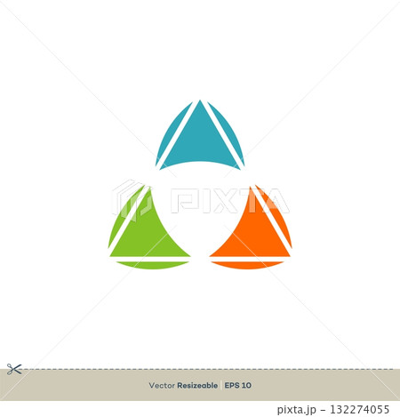 Trinity Celtic Ornamental Logo Template Illustration Design. Vector EPS 10. 132274055