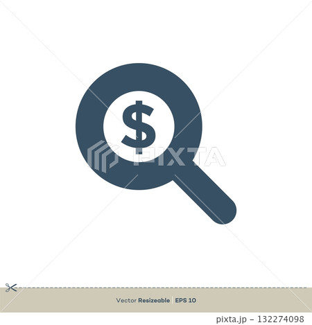 Search Money Logo Template Illustration Design. Vector EPS 10. Search Money Logo Template Illustration Design. Vector EPS 10. 132274098