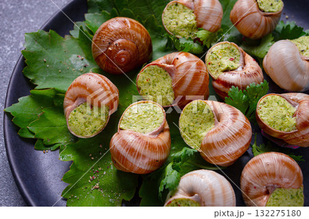 grape snails , stuffed in burgundy, french cuisine, grape snails , stuffed in burgundy, french cuisine, 132275180