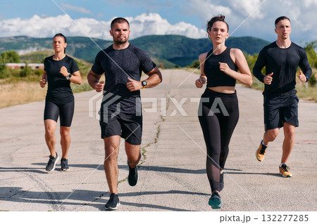 Preparation of the athletic team for the Athletic Marathon Journey 132277285