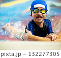 スイミング教室に通う5歳の男の子 132277305