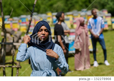 A Journey Through Nature's Beehives with an African American Muslim Woman 132278908