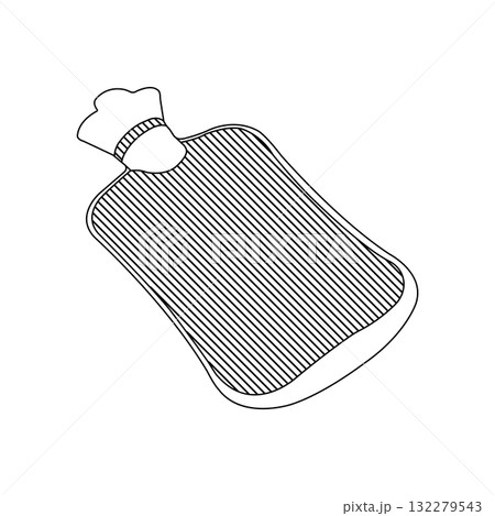 Hot water bag icon 132279543