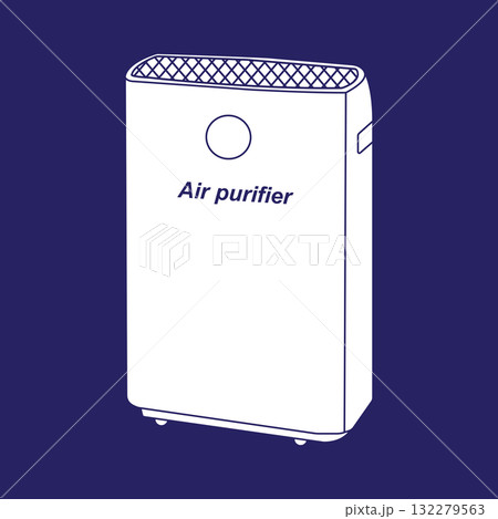 Air purifier icon design 132279563