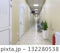 Clean and Modern Hallway in a Healthcare Facility With Waiting Area 132280538