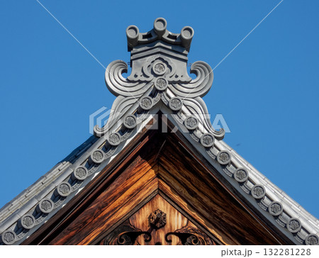 虎渓山寺院の景色 132281228