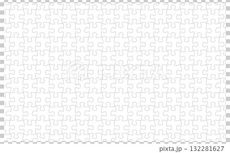 パズルのアウトラインイラスト素材 132281627
