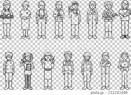 いろんな職業_女性 いろんな職業_女性 132281896