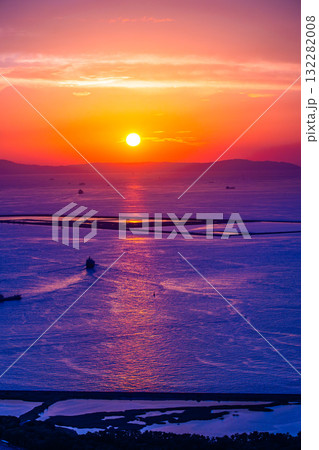 大阪湾の夕日 大阪湾の夕日 132282008