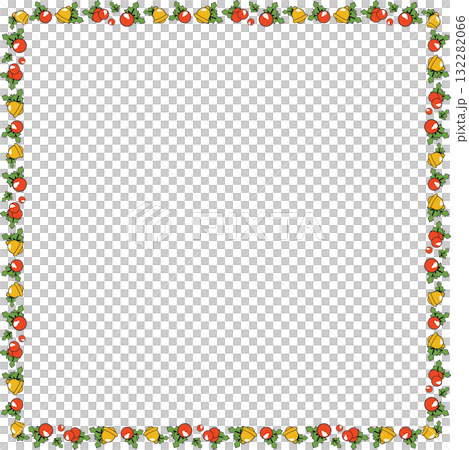 The  Christmas Bell Boarder Line for Holiday or celebration concept. 132282066
