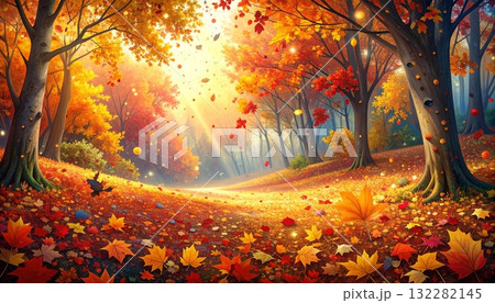 美しい紅葉 132282145