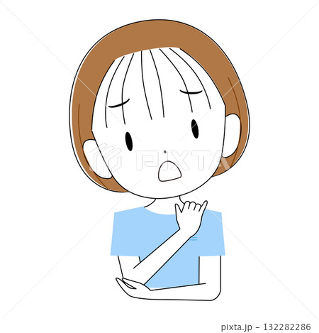 肩が凝っている女性 132282286