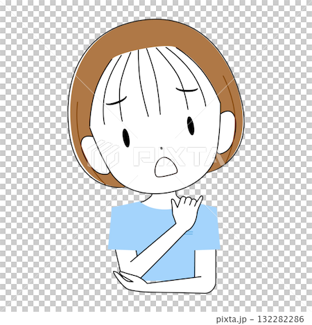 肩が凝っている女性 132282286