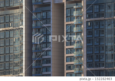 Oct 1 2025 High-rise residential building in West Kowloon district 132282463