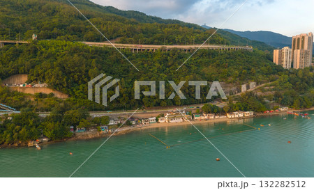 Oct 7 2025 Tranquil Coastal Views at Approach Beach Hong Kong 132282512