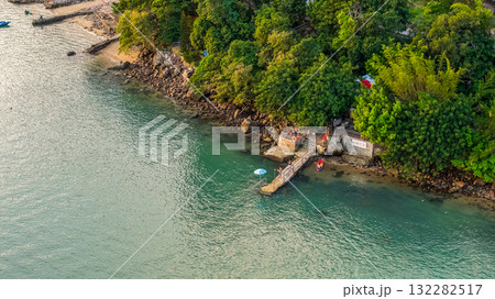 Oct 7 2025 Tranquil Coastal Views at Approach Beach Hong Kong 132282517