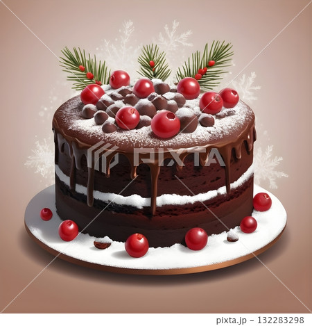 Christmas Food and cake  132283298