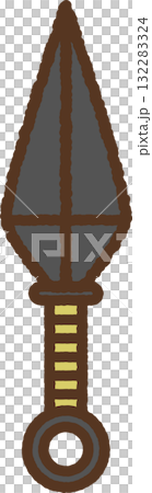 Hand-drawn icon: Kunai 132283324