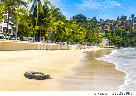 Patong Beach Phuket with turquoise blue water and sky Thailand. Patong Beach Phuket with turquoise blue water and sky Thailand. 132283993