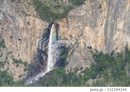 Rainbow near Bridalveil falls 132284144
