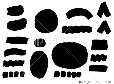 抽象画セット(黒) 抽象画セット(黒) 132284656