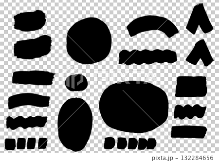 抽象画セット(黒) 抽象画セット(黒) 132284656