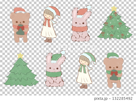 聖誕派對材料 132285492