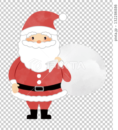Watercolor Santa Claus Watercolor Santa Claus 132286886