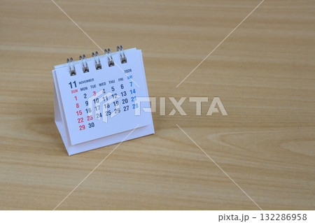 2026年11月カレンダー 2026年11月カレンダー 132286958