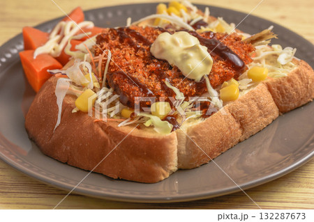 アジフライトースト 132287673