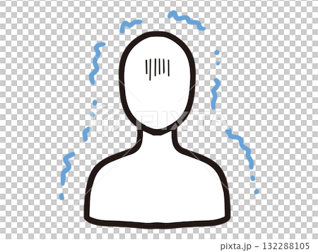 A trembling person in distress A trembling person in distress 132288105