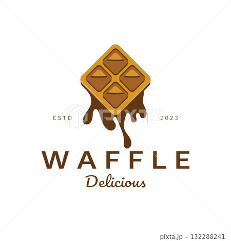 waffle logo simple illustration design,for pastry shop,emblem,badge,bakery business,pastry,bakery,vector waffle logo simple illustration design,for pastry shop,emblem,badge,bakery business,pastry,bakery,vector 132288241