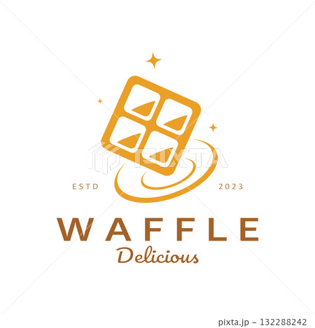 waffle logo simple illustration design,for pastry shop,emblem,badge,bakery business,pastry,bakery,vector waffle logo simple illustration design,for pastry shop,emblem,badge,bakery business,pastry,bakery,vector 132288242