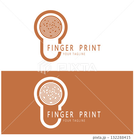 simple flat fingerprint logo,for security,identification,badge,emblem,business card,digital,vector simple flat fingerprint logo,for security,identification,badge,emblem,business card,digital,vector 132288415