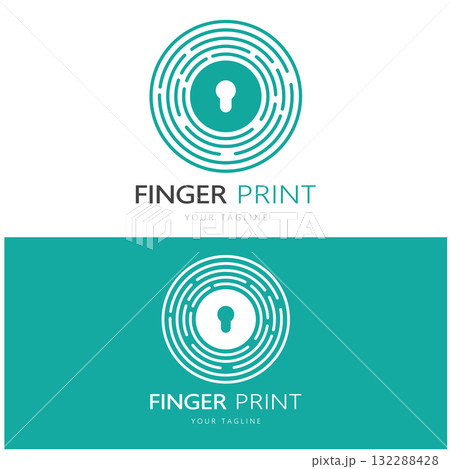 simple flat fingerprint logo,for security,identification,badge,emblem,business card,digital,vector simple flat fingerprint logo,for security,identification,badge,emblem,business card,digital,vector 132288428