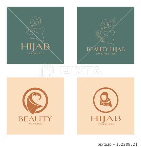 muslimah hijab logo template vector illustration design-vector muslimah hijab logo template vector illustration design-vector 132288521