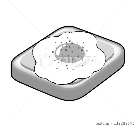 ハムエッグトーストのアイコン ハムエッグトーストのアイコン 132288573