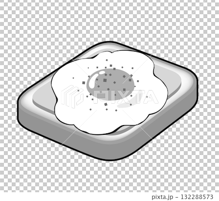 火腿和雞蛋吐司圖標 132288573