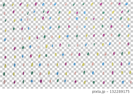 Hand-drawn colorful dot pattern 132289175