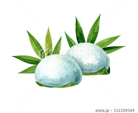 和菓子のイラスト素材 和菓子のイラスト素材 132289384