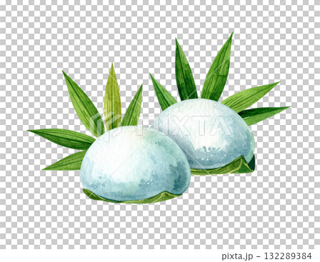 和菓子のイラスト素材 和菓子のイラスト素材 132289384